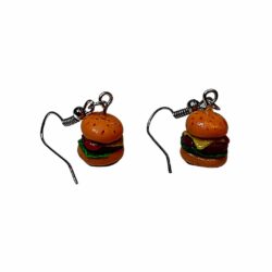 Aretes de hamburguesa