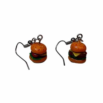 Aretes de hamburguesa